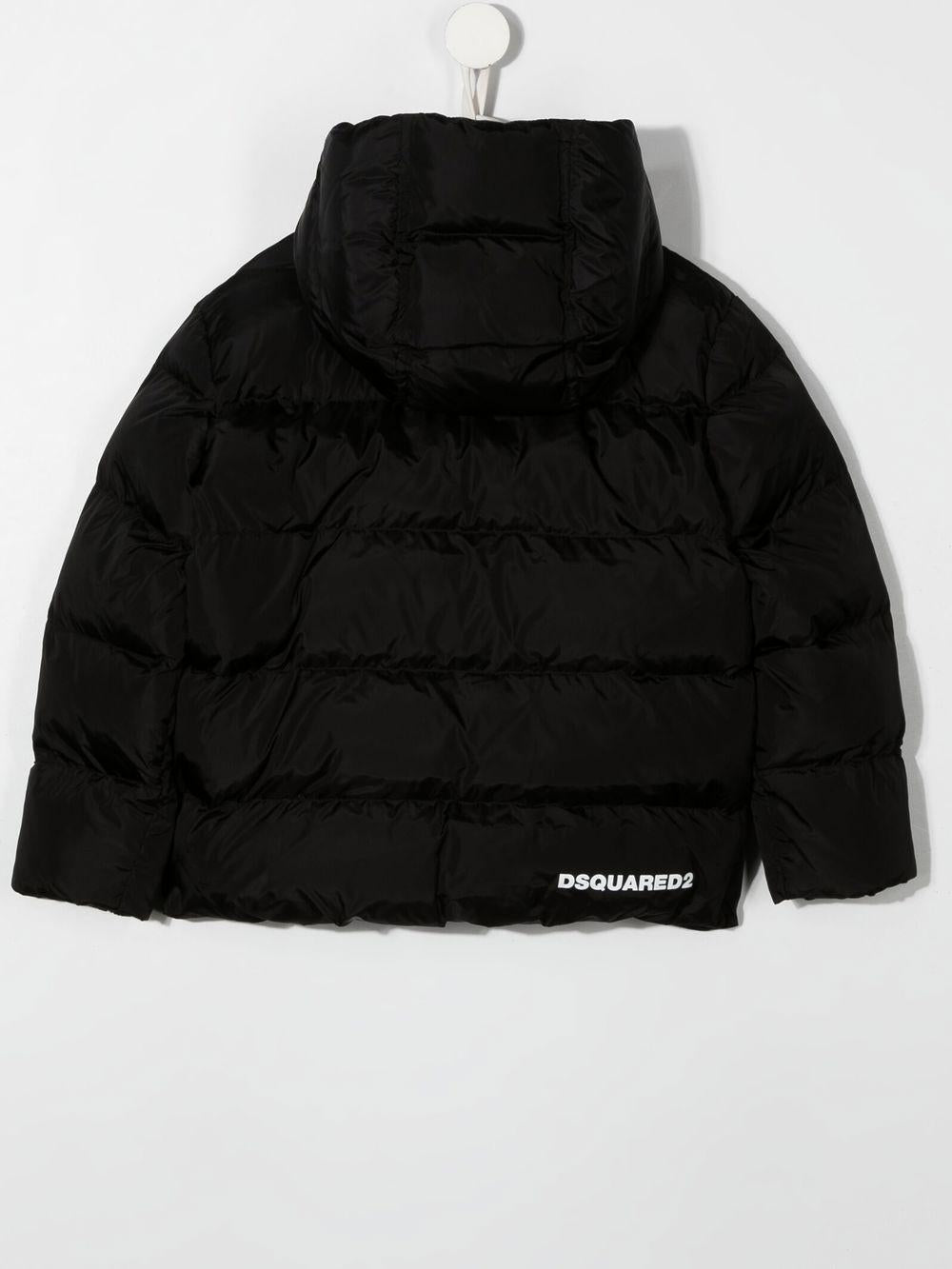 Piumino con Logo sul Retro DQ1090D00BN DQ900 DSQUARED KIDS