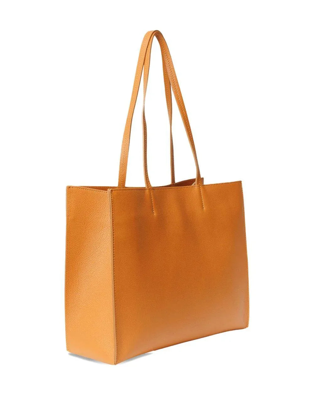 Borsa shopping in pelle martellata cuoio - Preludio Moda