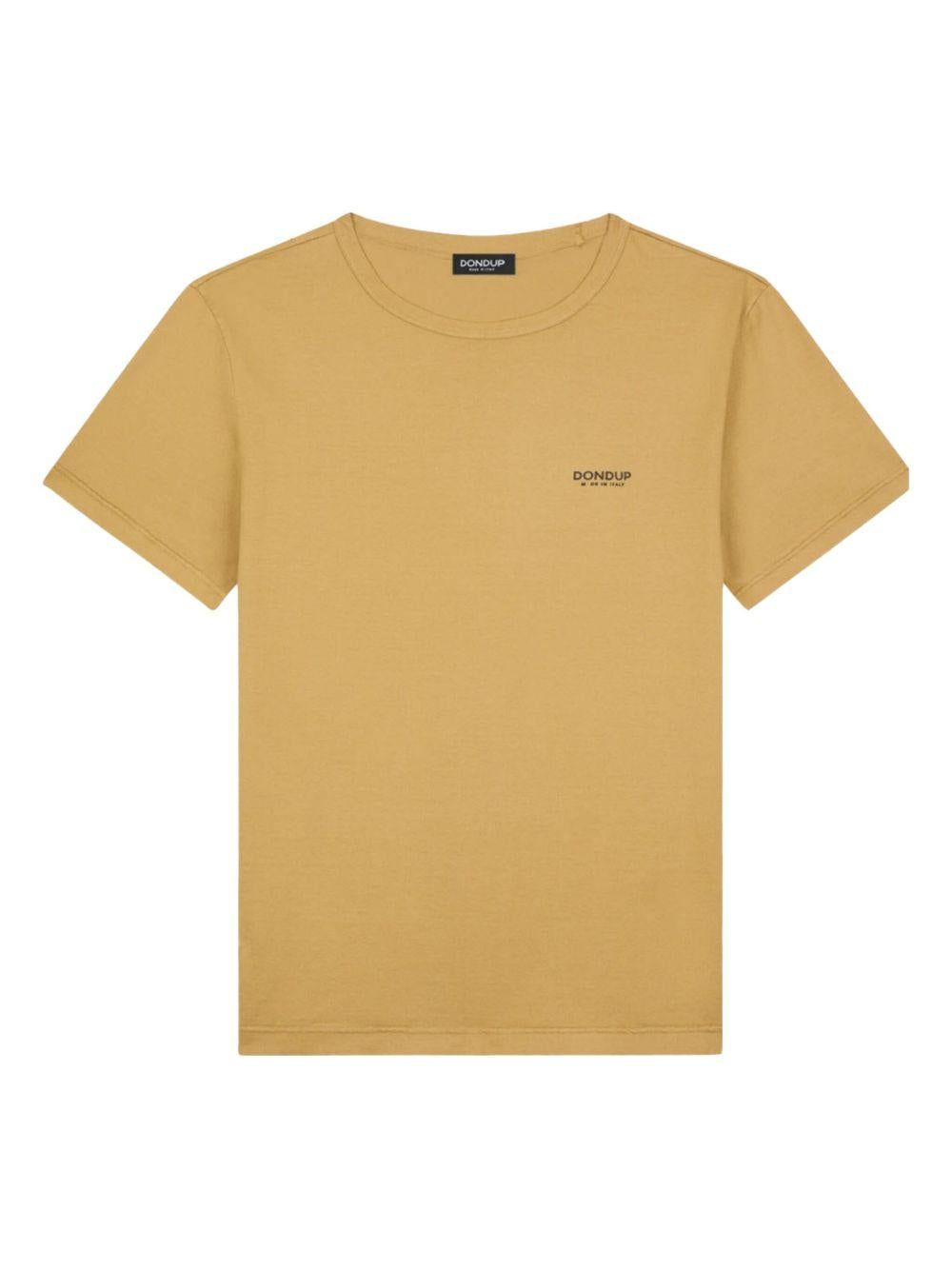 T-shirt basic biscotto mini logo petto US198JF0336UDU6DU 397 DONDUP