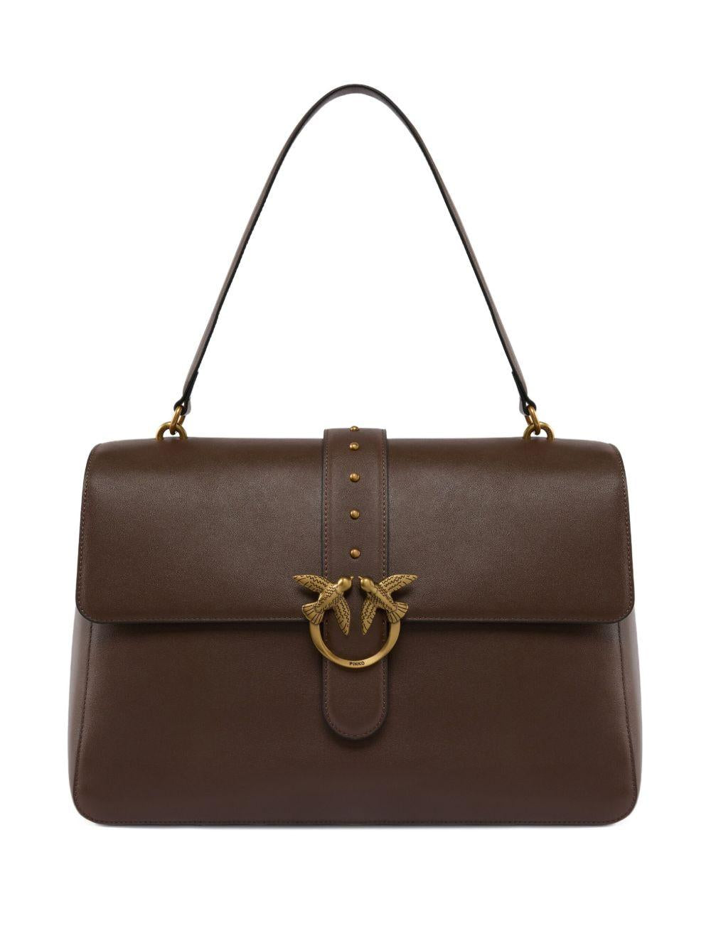 Borsa tote con fibbia Love Birds 105067A0QO L74Q PINKO