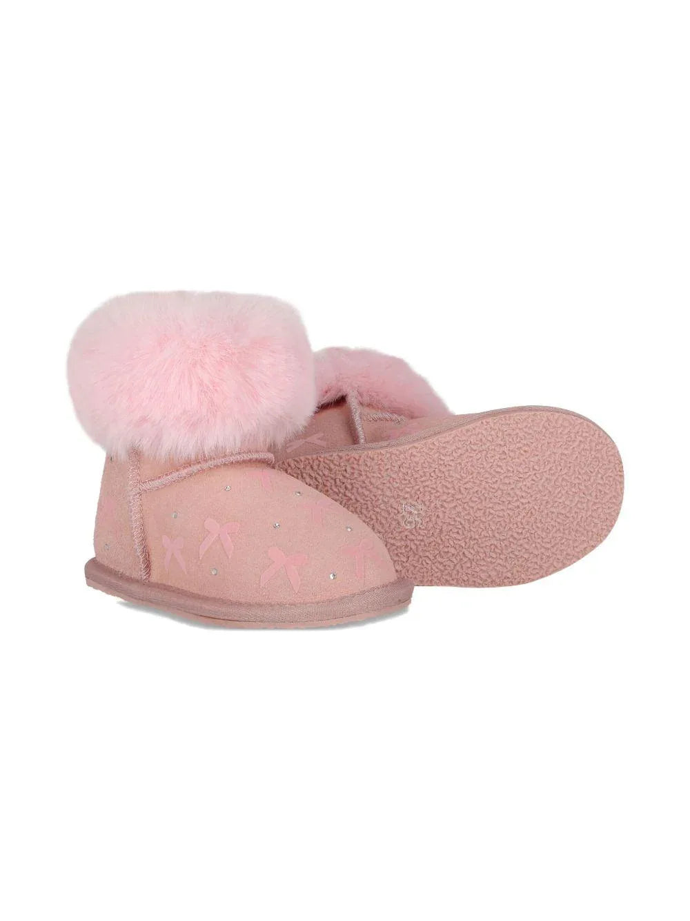 Stivali con Fiocco e Finiture in Pelliccia - Preludio Moda