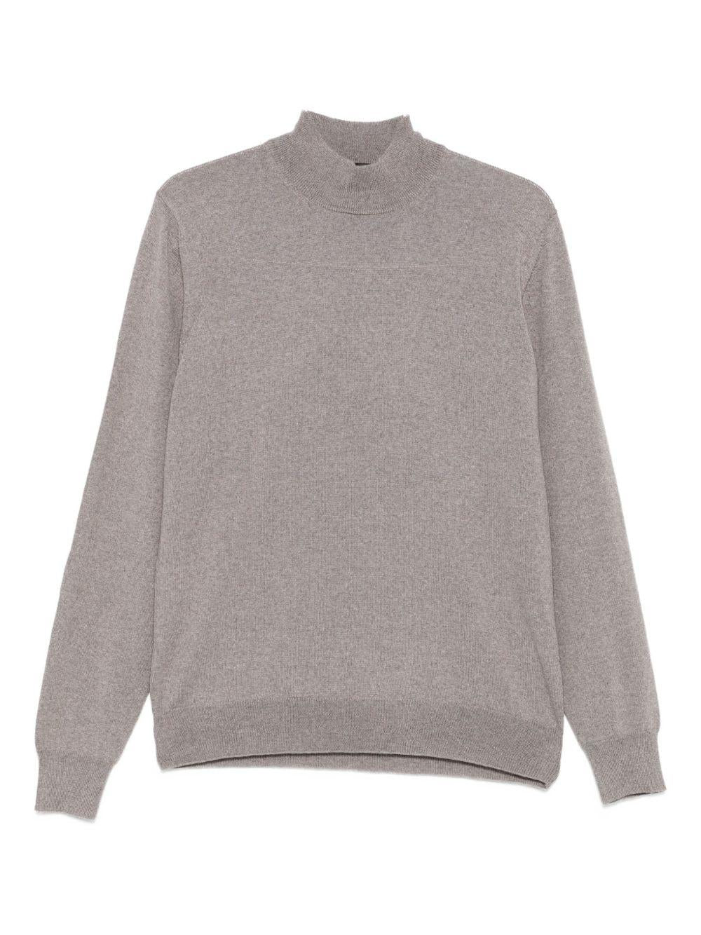 Maglione beige a collo alto e maniche lunghe LIONELGSI2501 140 TAGLIATORE