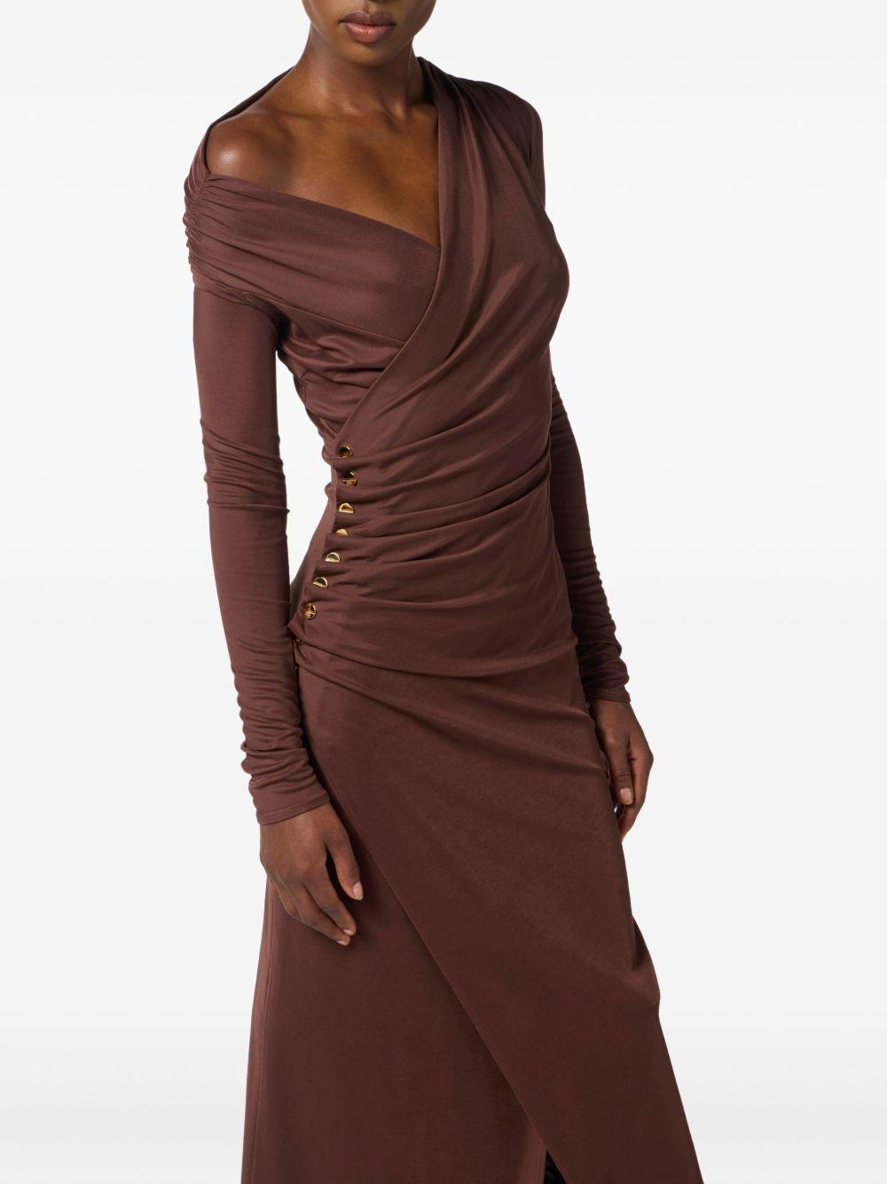 Abito Midi Drappeggiato AB82257E2 EA3 ELISABETTA FRANCHI