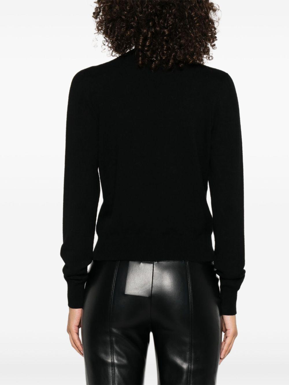 Maglione Nero con Apertura a Goccia 252TP3060 00006 TWINSET
