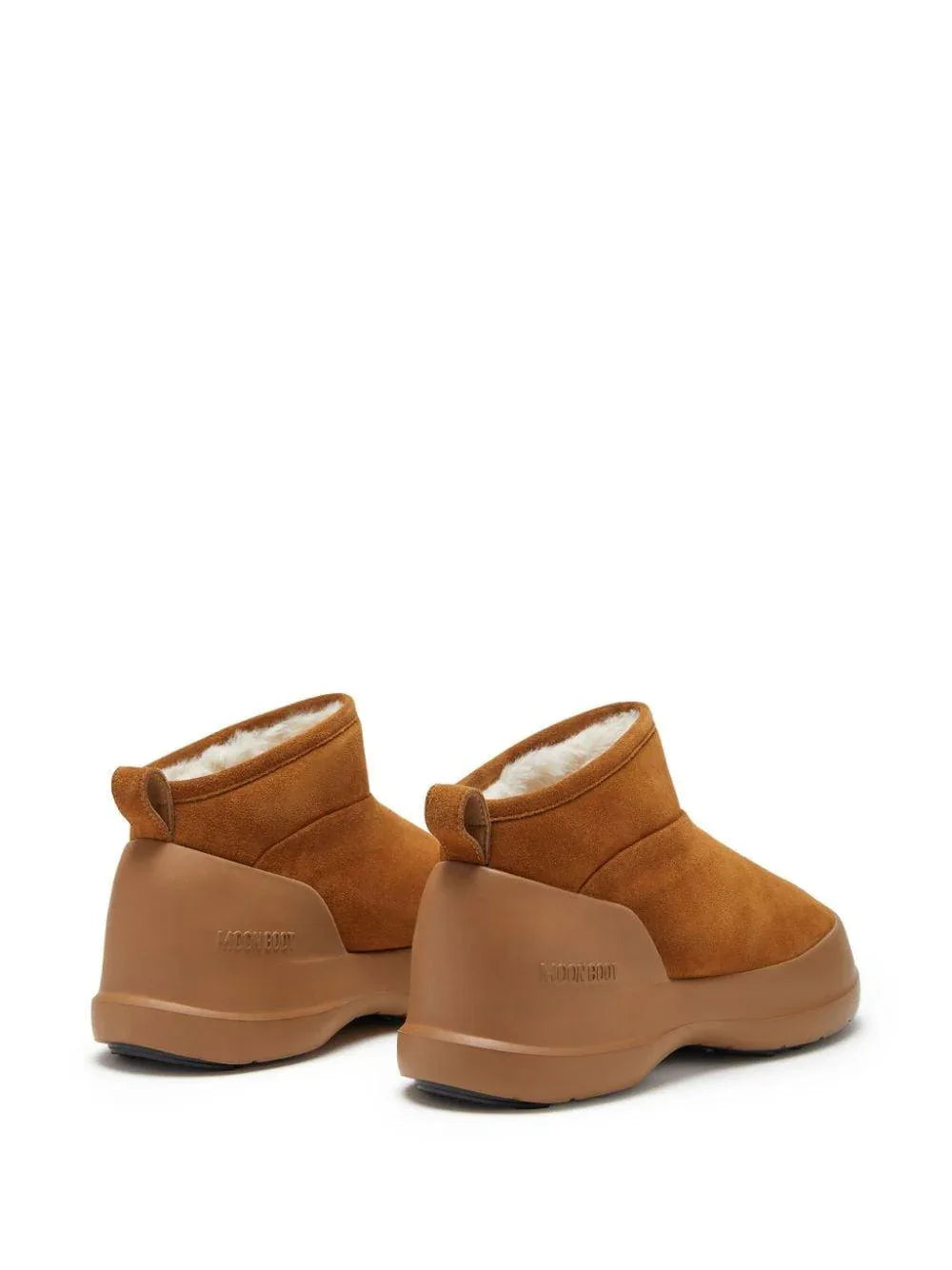 STIVALE LUNA LOW COGNAC IN PELLE SCAMOSCIATA - Preludio Moda