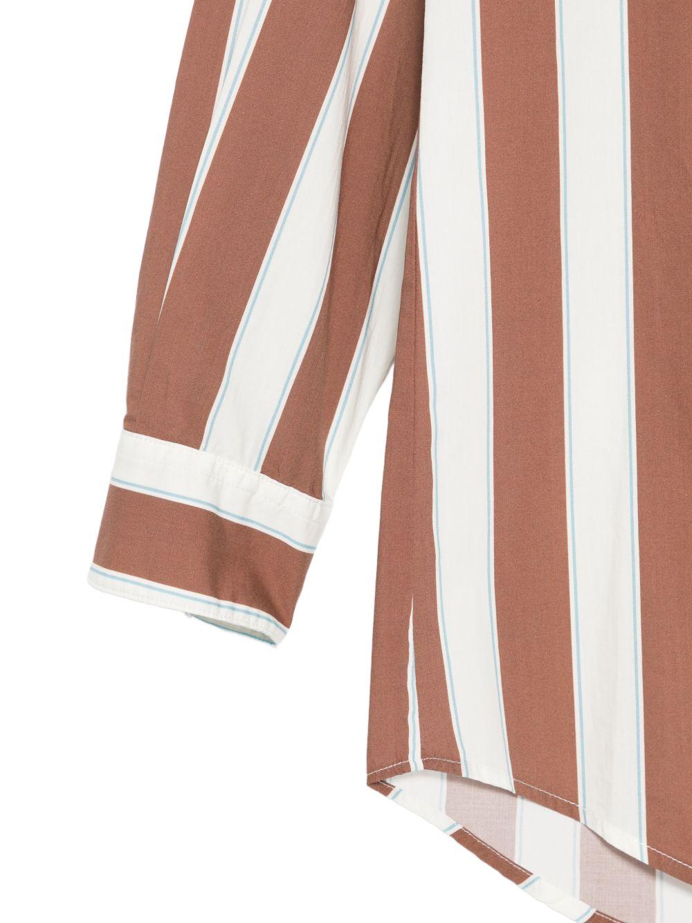 Camicia a righe con colletto classico BRIG001 01418L MC2 SAINT BARTH