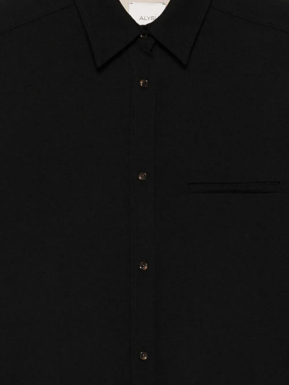 Camicia Abbottonata Nera - Preludio Moda
