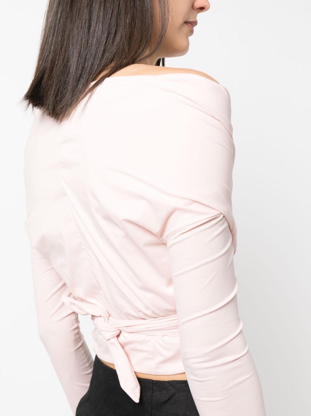 Top rosa con nodo A0209 2124 ROSA PHILOSOPHY DONNA