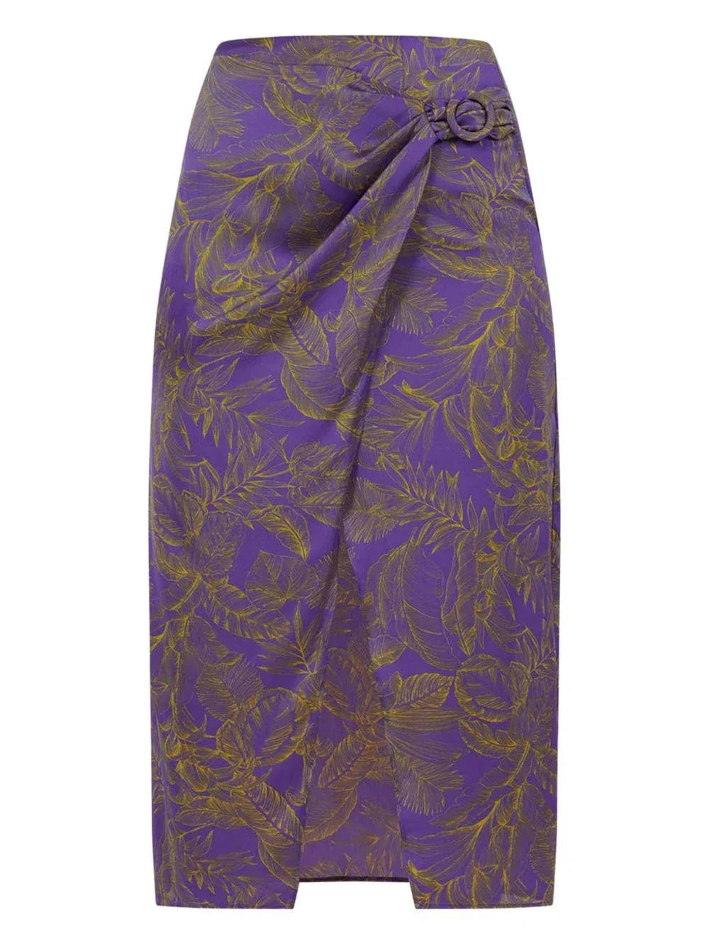 Gonna viola fantasia a portafoglio raso - Preludio Moda