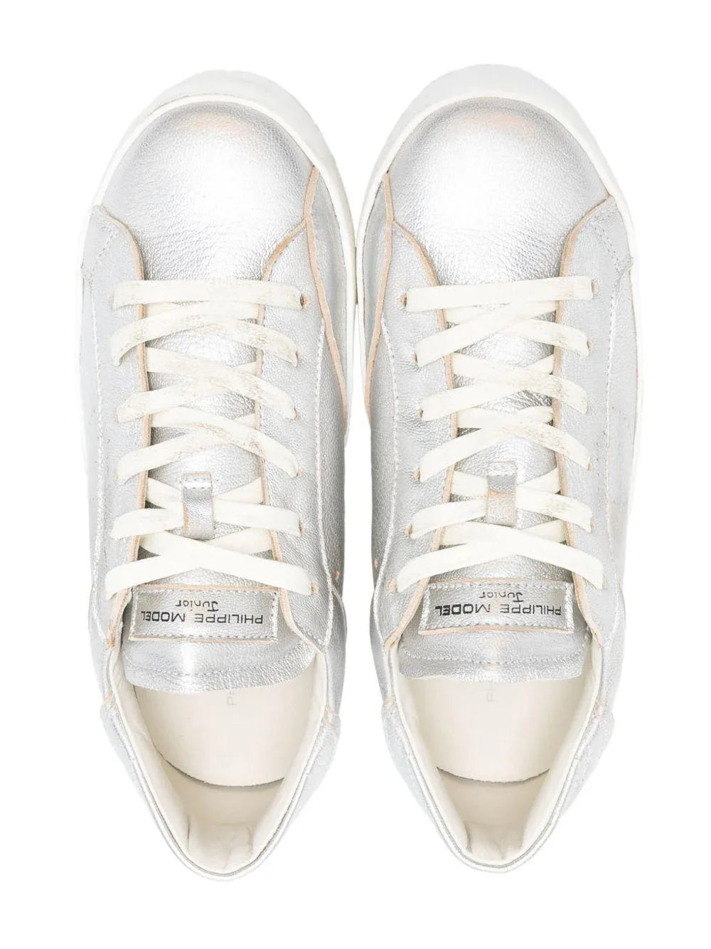 Sneakerss psrx argento laminato kids - Preludio Moda