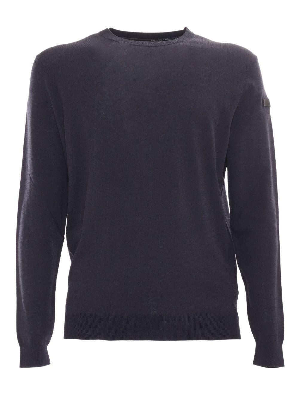 Maglione maxell round blu/nero 25104 60 RRD