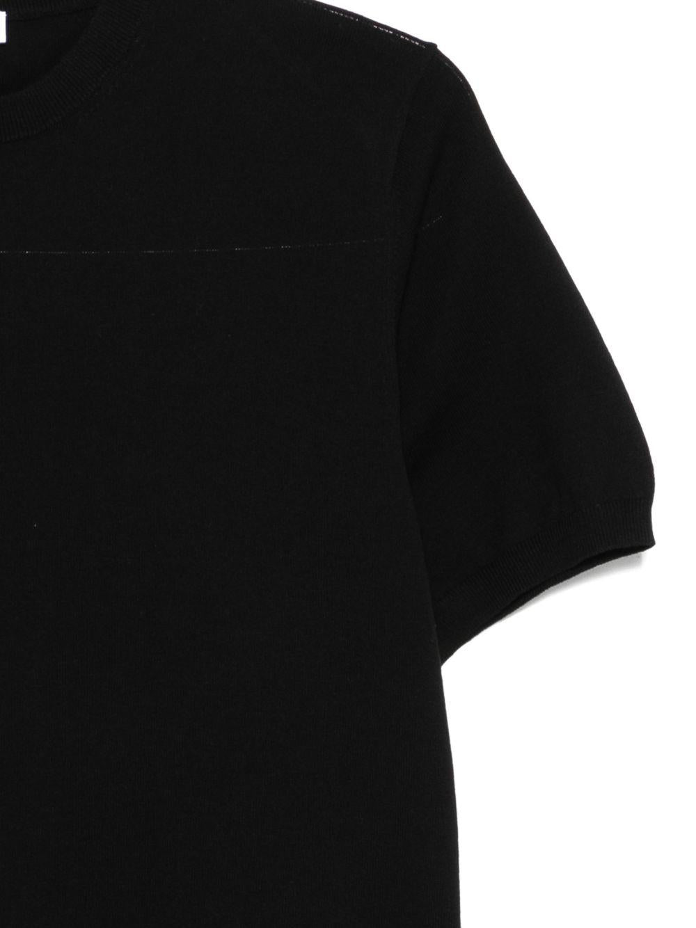 T-shirt in cotone girocollo DK17003 NERO DIKTAT