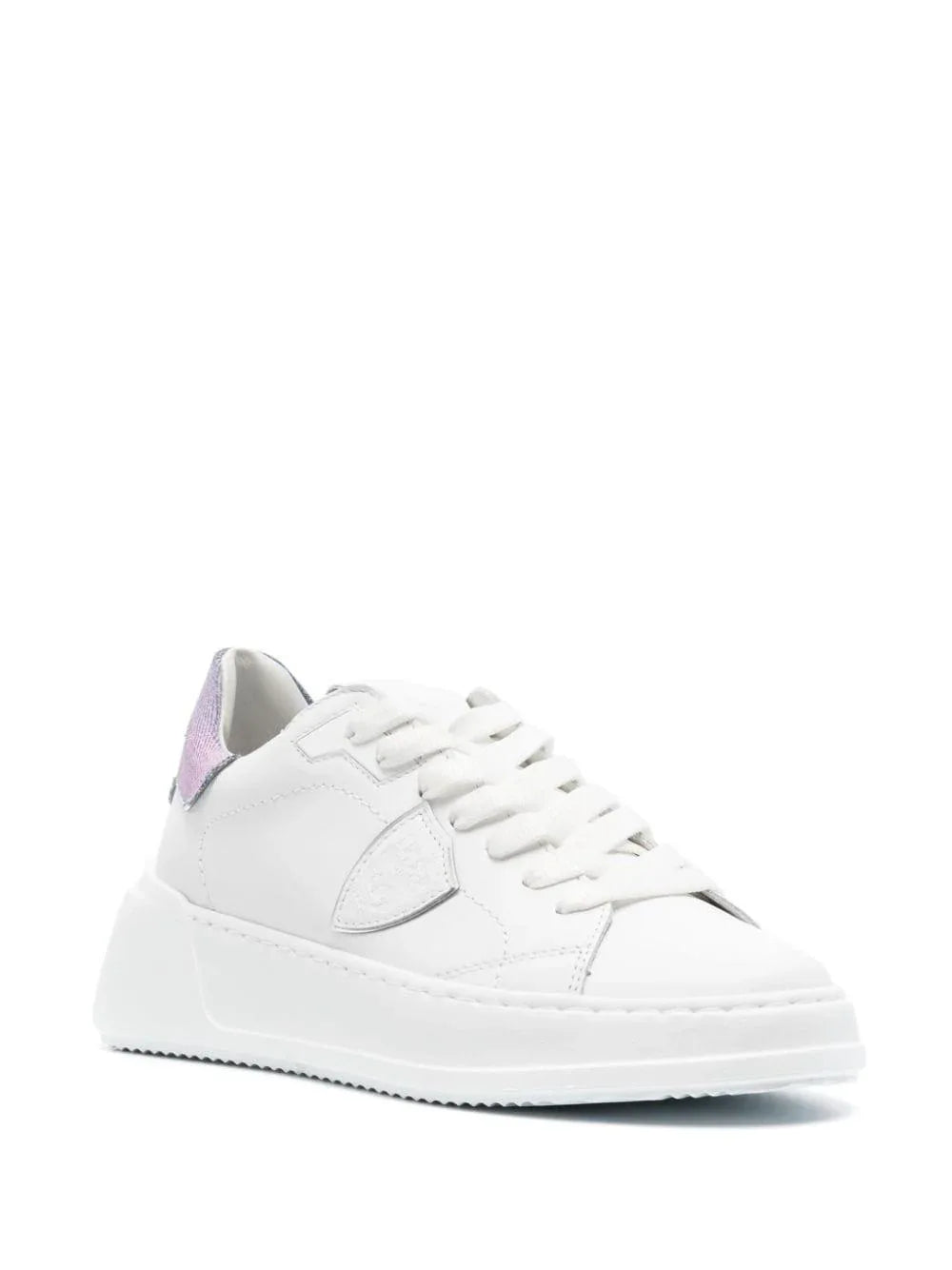 Sneakers Tres Temple bianche/lilla donna - Preludio Moda