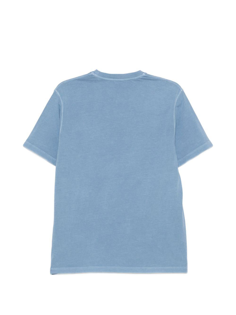 T-shirt in cotone organico con ricamo POT0001 02332L MC2 SAINT BARTH