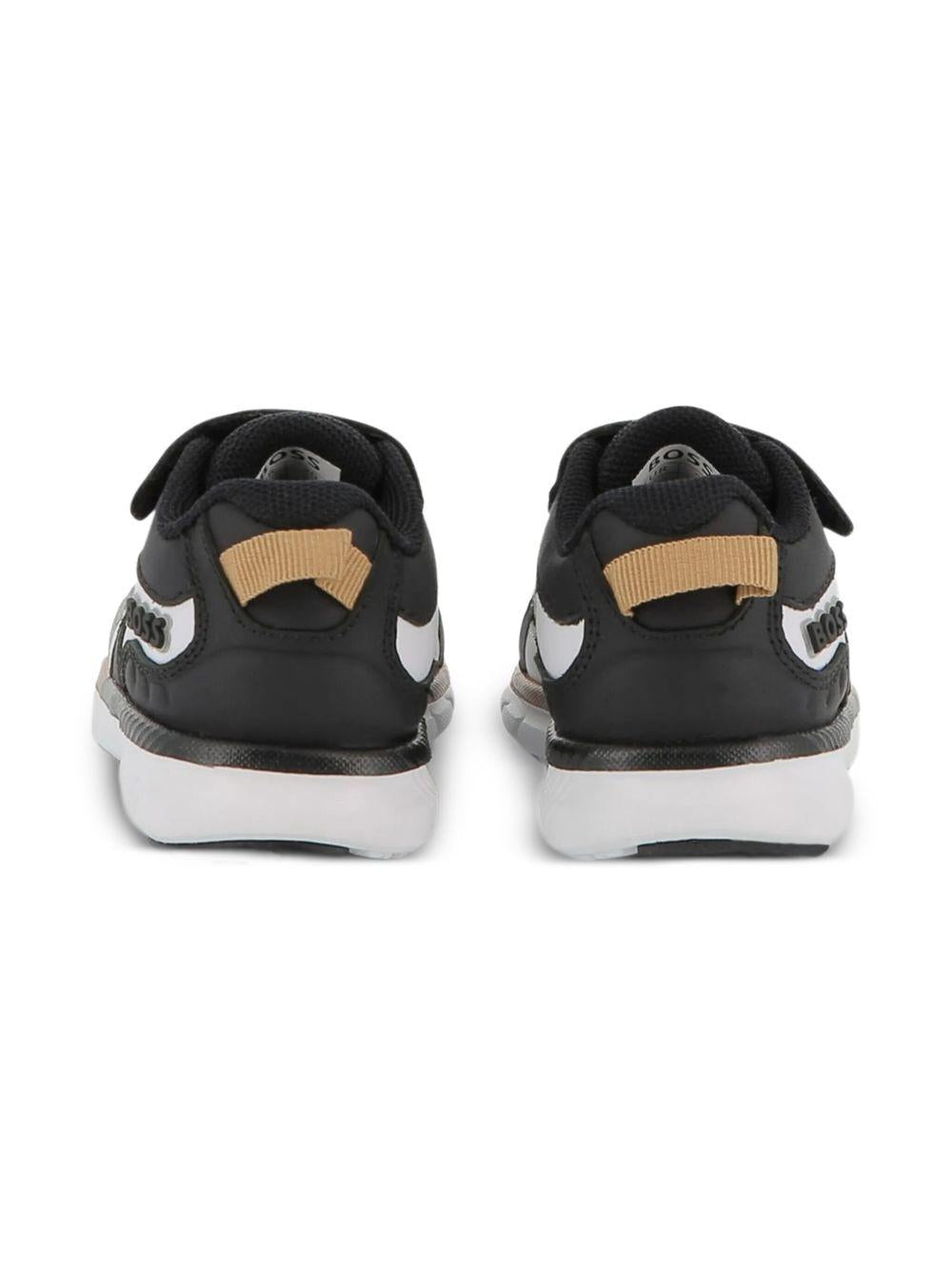 Sneakers Bicolore con Inserti in Rete J52578 N50 BOSS KIDS
