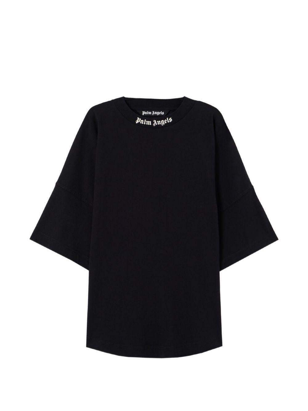 T-shirt in cotone oversize PMAA10BS26JER001 1003 PALM ANGELS