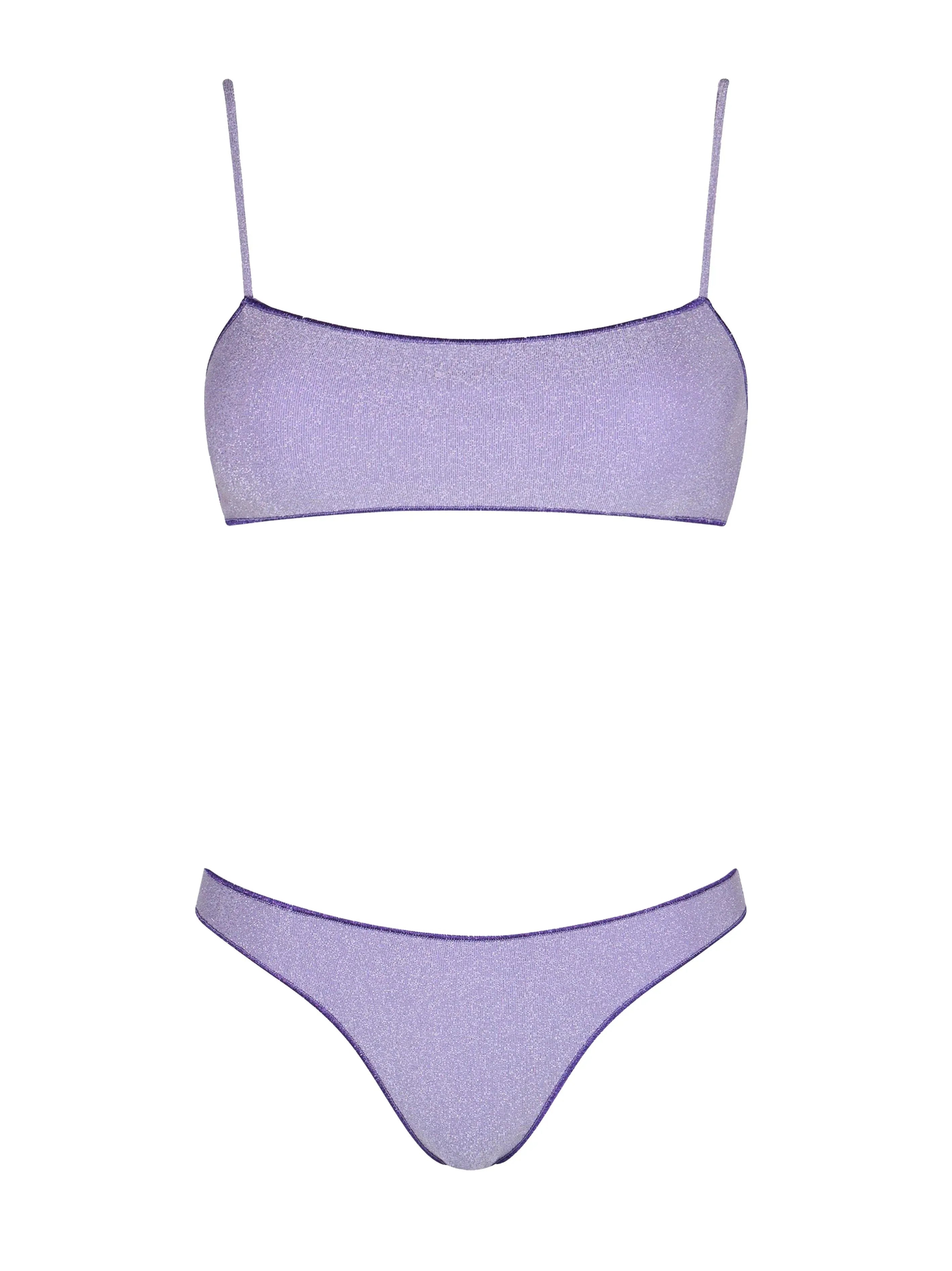 Bikini sadie+naomi viola lurex - Preludio Moda