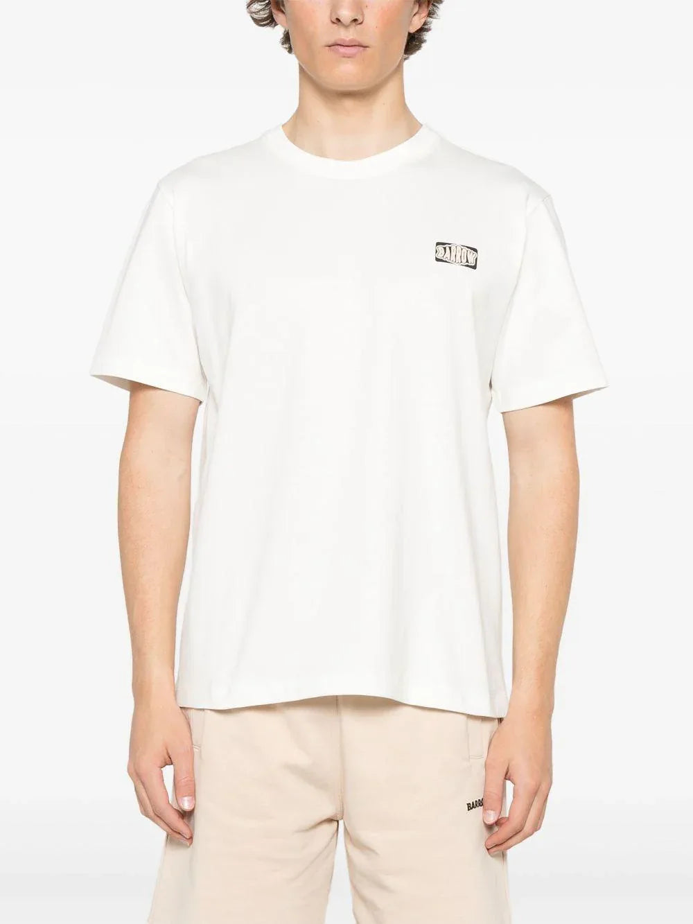 T-shirt bianca grafica basket retro - Preludio Moda