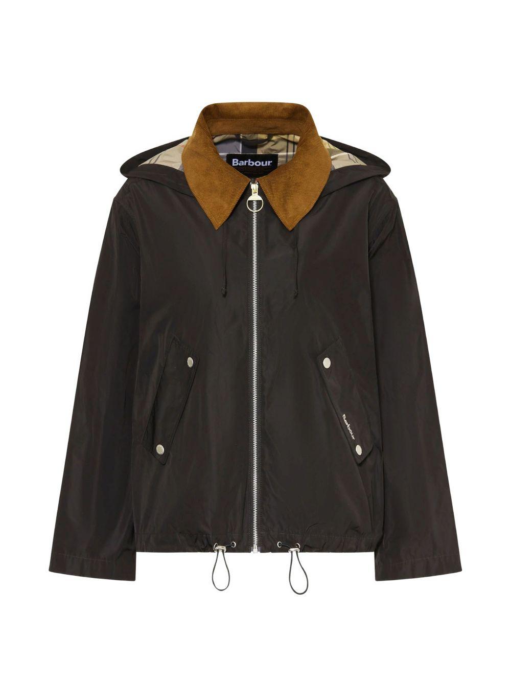 Giacca bomber con colletto a coste LSP0307 BK11 BARBOUR