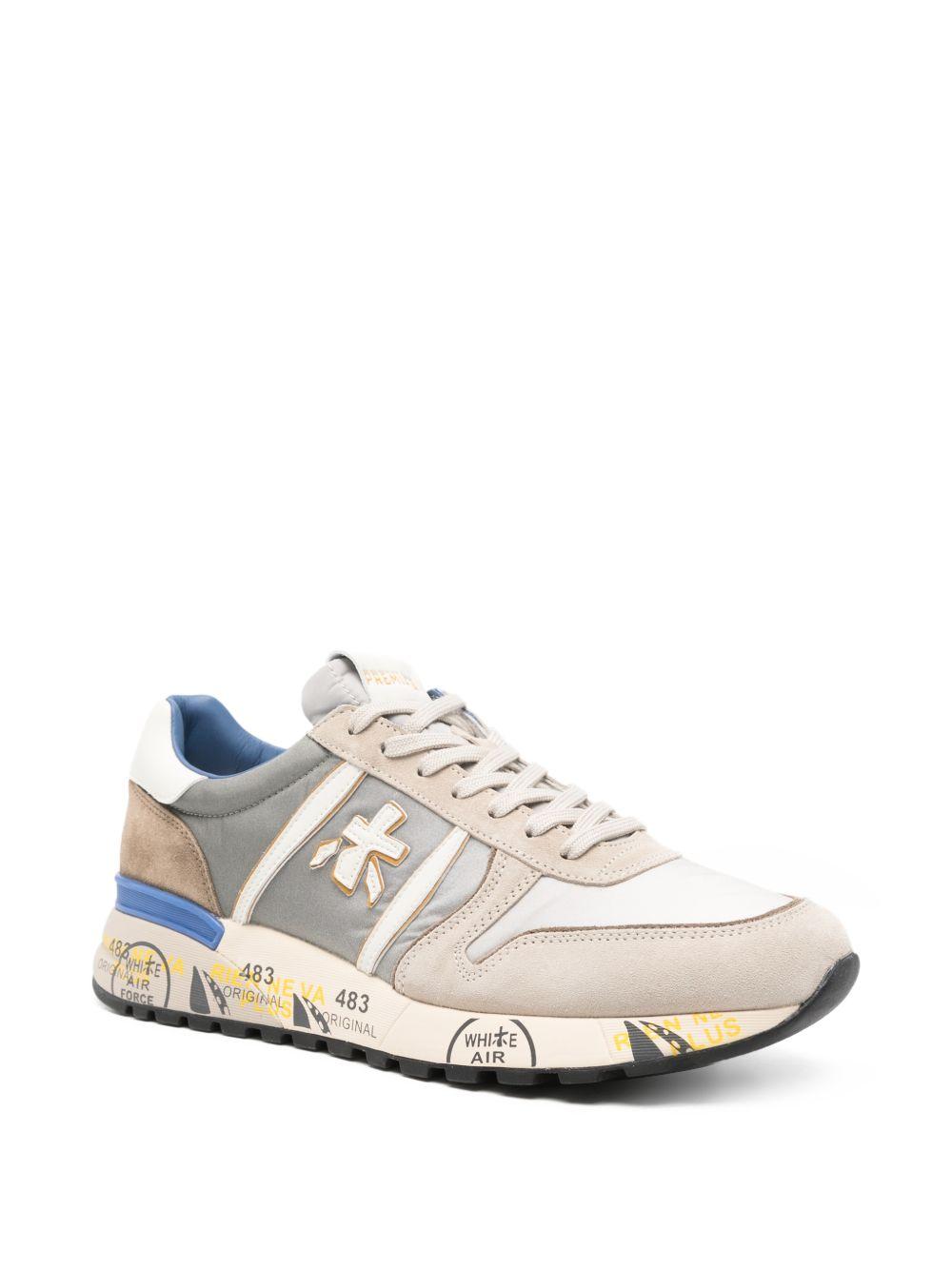 Sneakers low-top in pelle e tessuto con logo LANDER 8010 PREMIATA