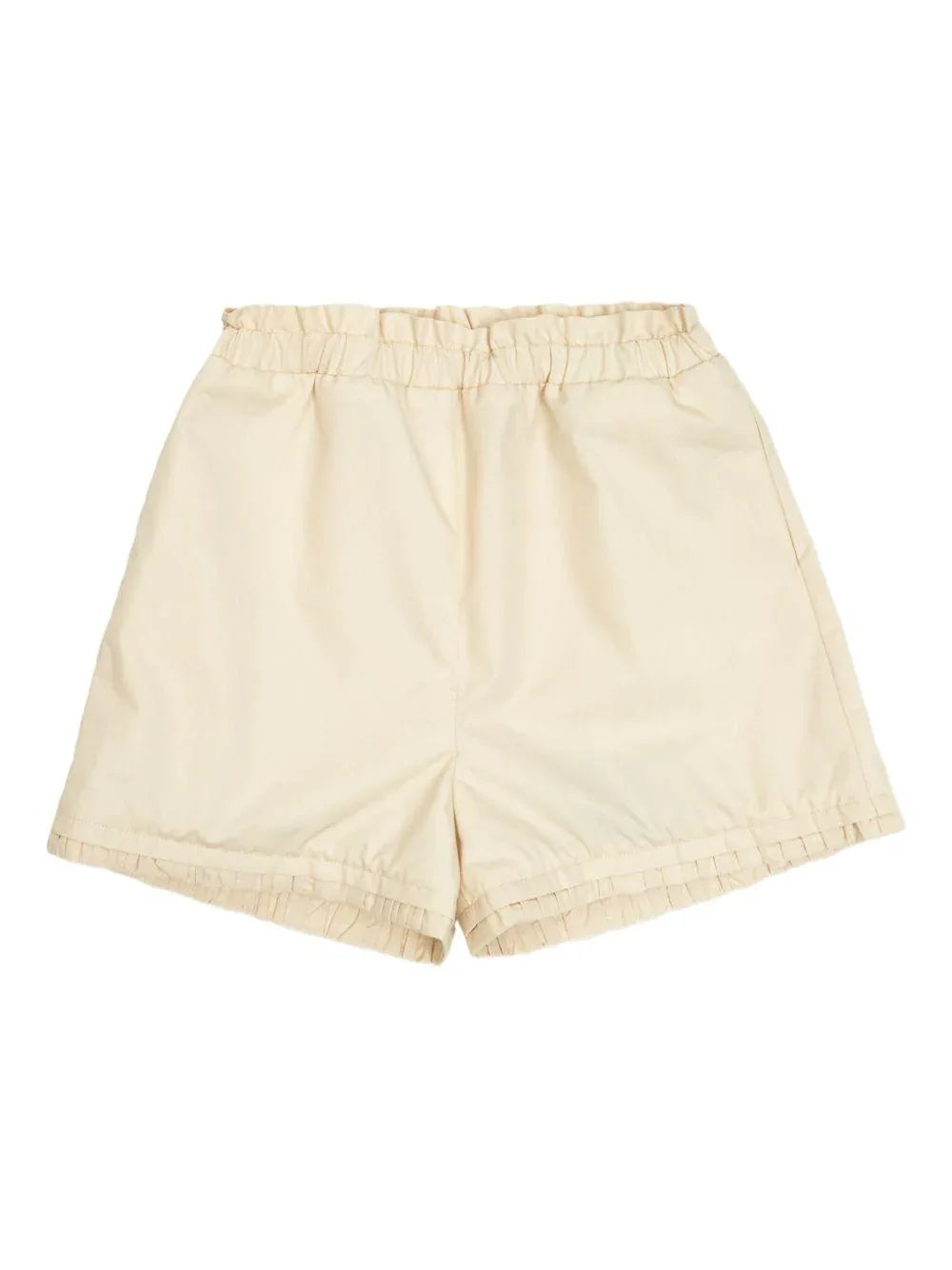 Bermuda beige mini patch logo - Preludio Moda