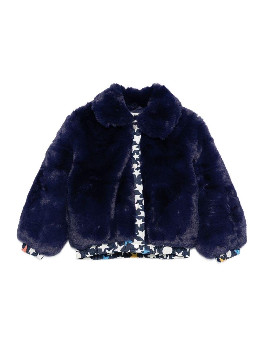 Giacca Blu per Bambini con Stampa Stella TX2B17Z3359 667 STELLA MCCARTNEY KIDS