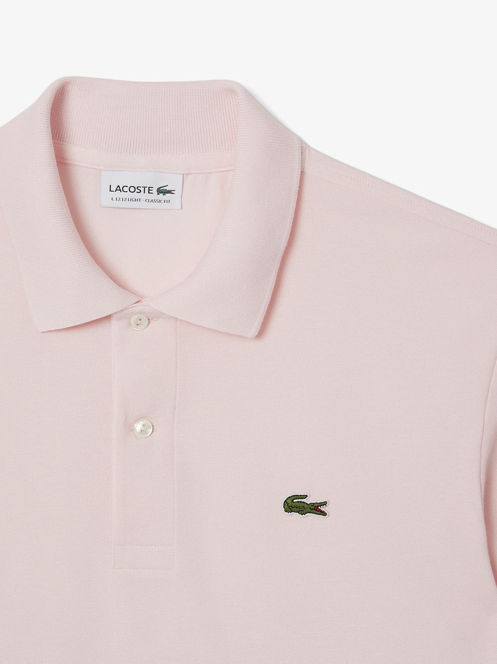 Polo rosa logo ricamo - Preludio Moda