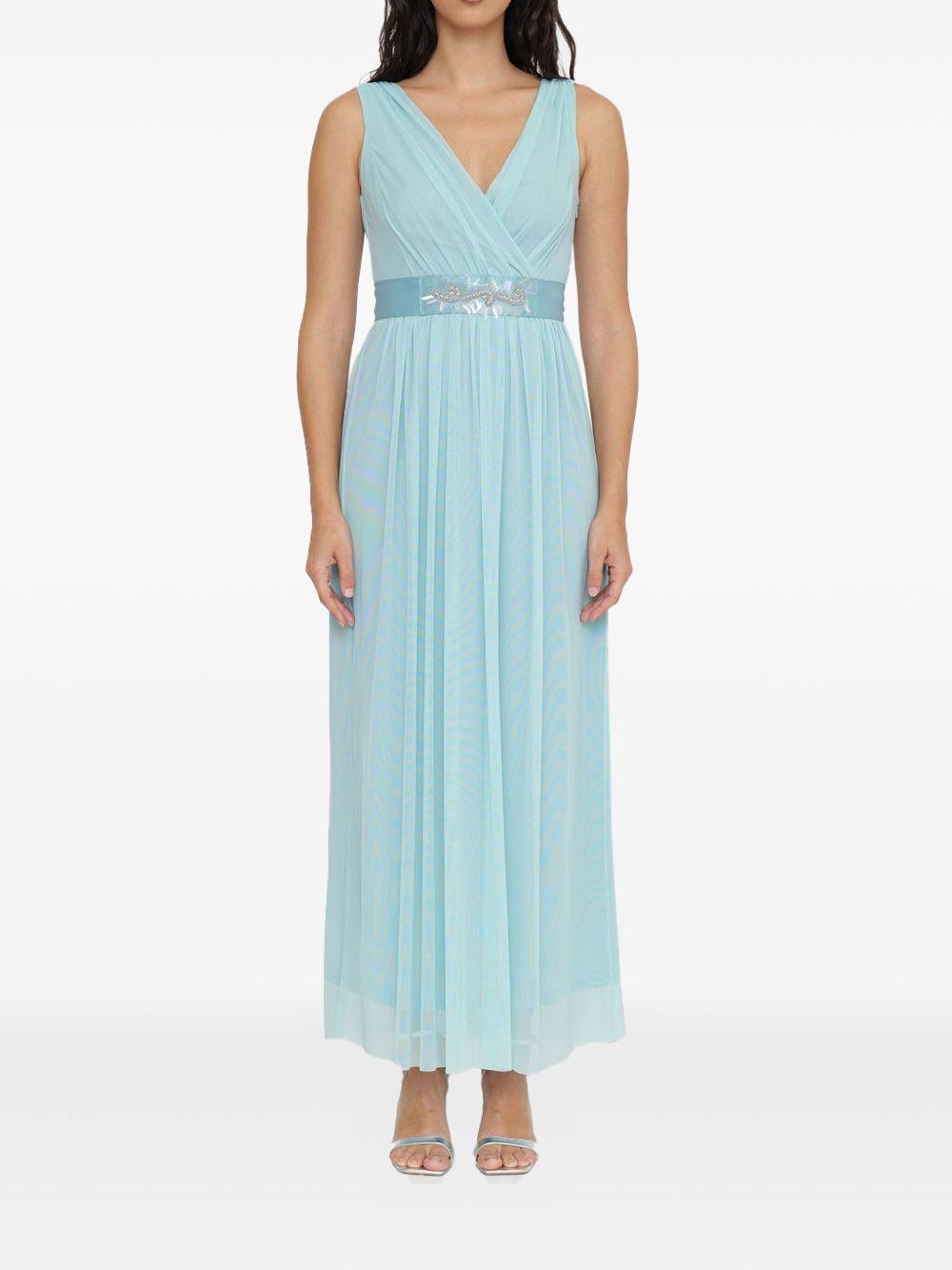Abito alice in chiffon menta