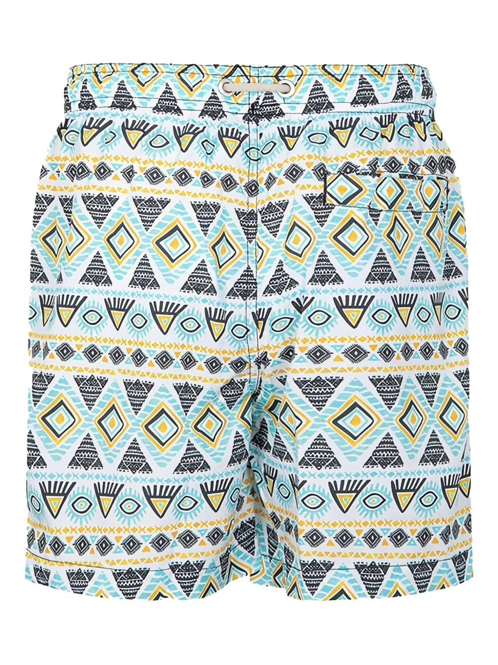Costume boxer con fantasia multicolor