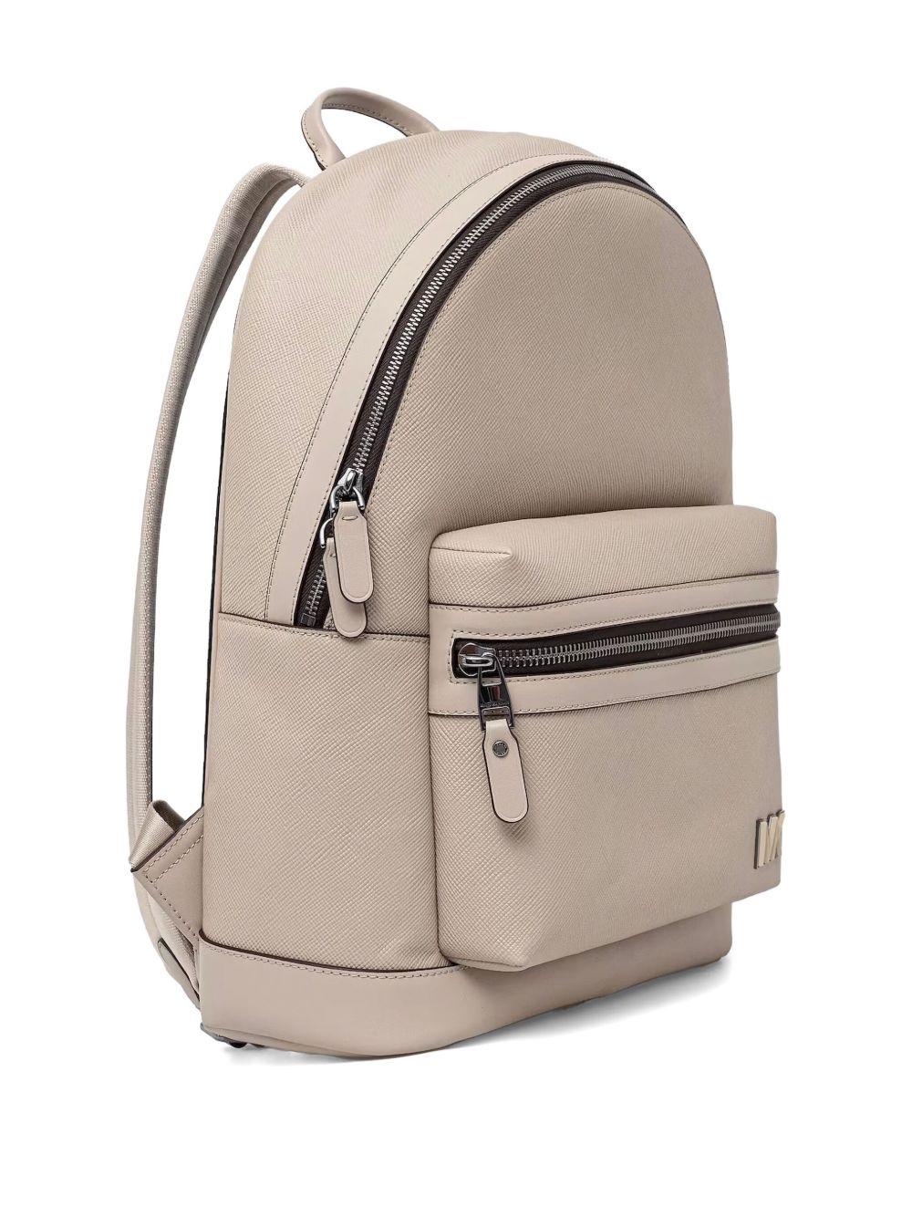 Zaino Edison sabbia in pelle saffiano
