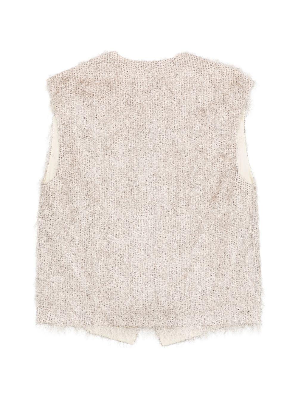 Gilet abbottonato con scollo a V 116838P6213 POIS ALYSI