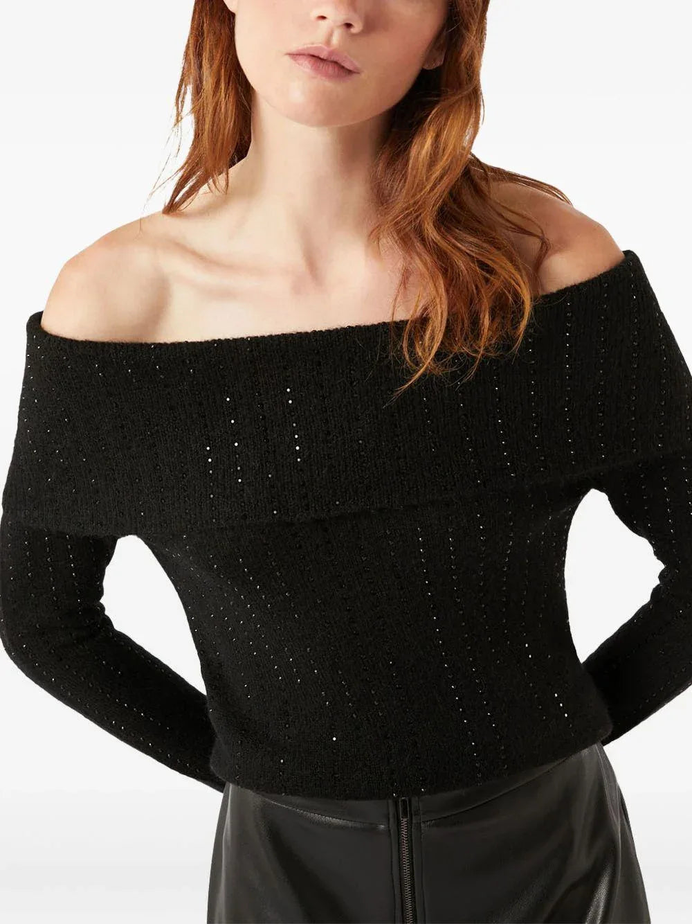 Maglia Giotto nera - Preludio Moda