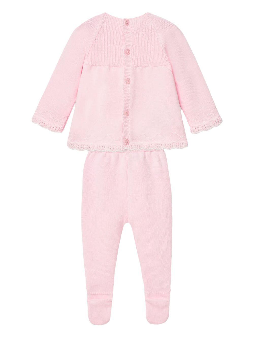 Completo in maglia rosa neonata (2pz) 103122696 3701H82 PAZ RODRIGUEZ KIDS