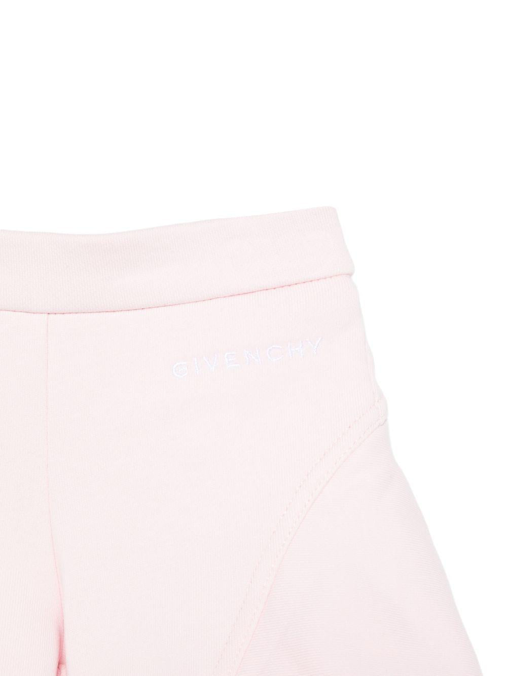 Shorts in cotone cipria H31183 44Z GIVENCHY KIDS