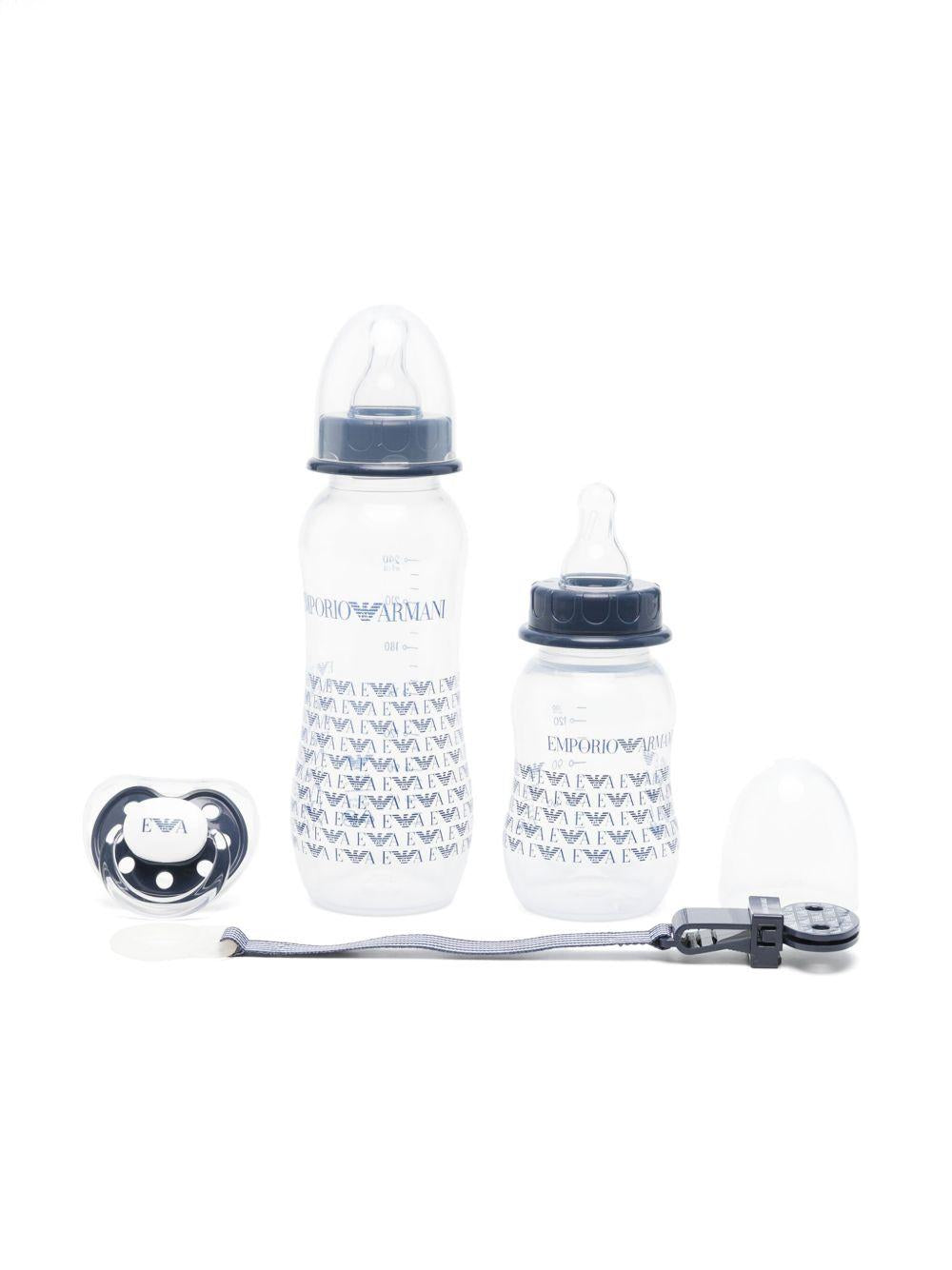 Set biberon e ciuccio con laccetto 407139CC919 00535 EMPORIO ARMANI KIDS