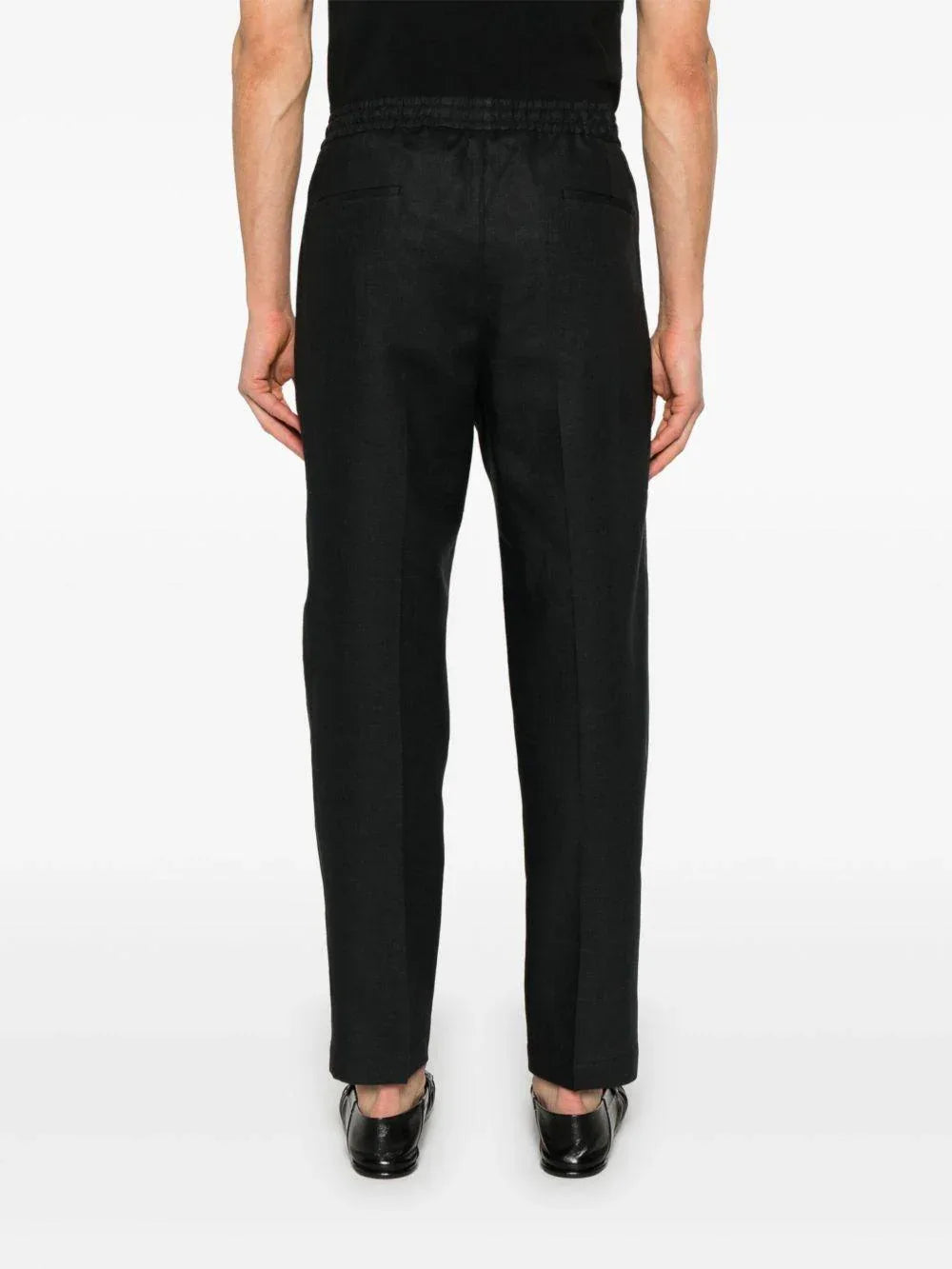 Pantalone Wimbledons nero lino - Preludio Moda