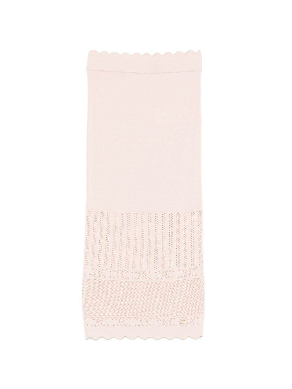 Gonna traforata bordo ondulato EFGO209FL109 C036 ELISABETTA FRANCHI KIDS