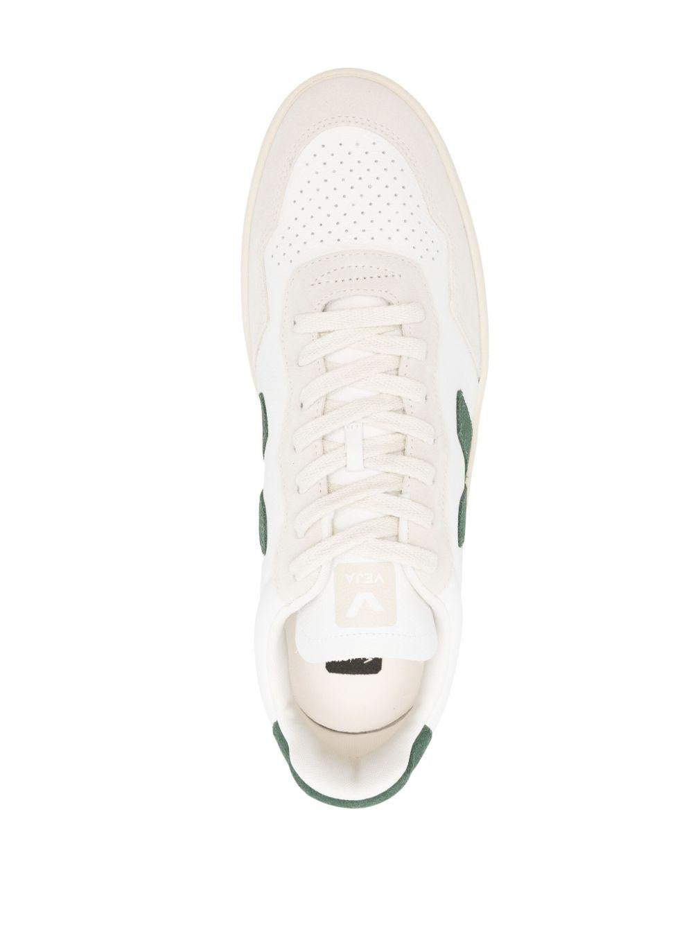Sneakers v-90 bianche/verde VD2003384 BIANCOVERDE VEJA