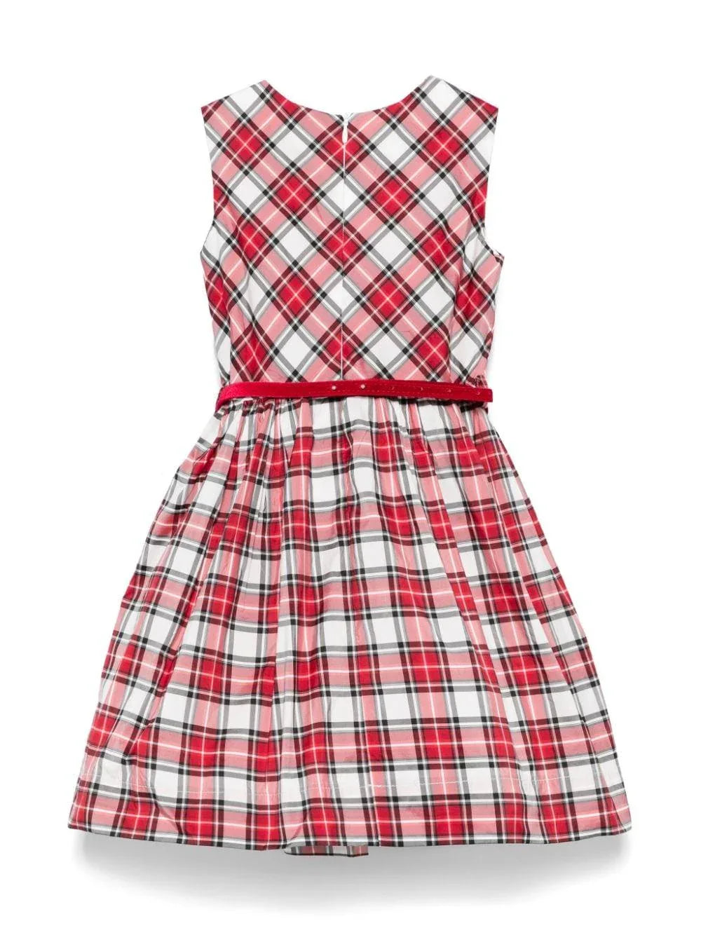 Abito rosso tartan - Preludio Moda