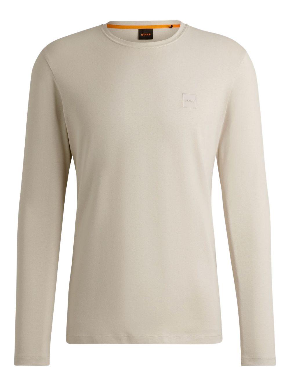 Maglia Taks  mini logo petto beige 50512111 271 BOSS