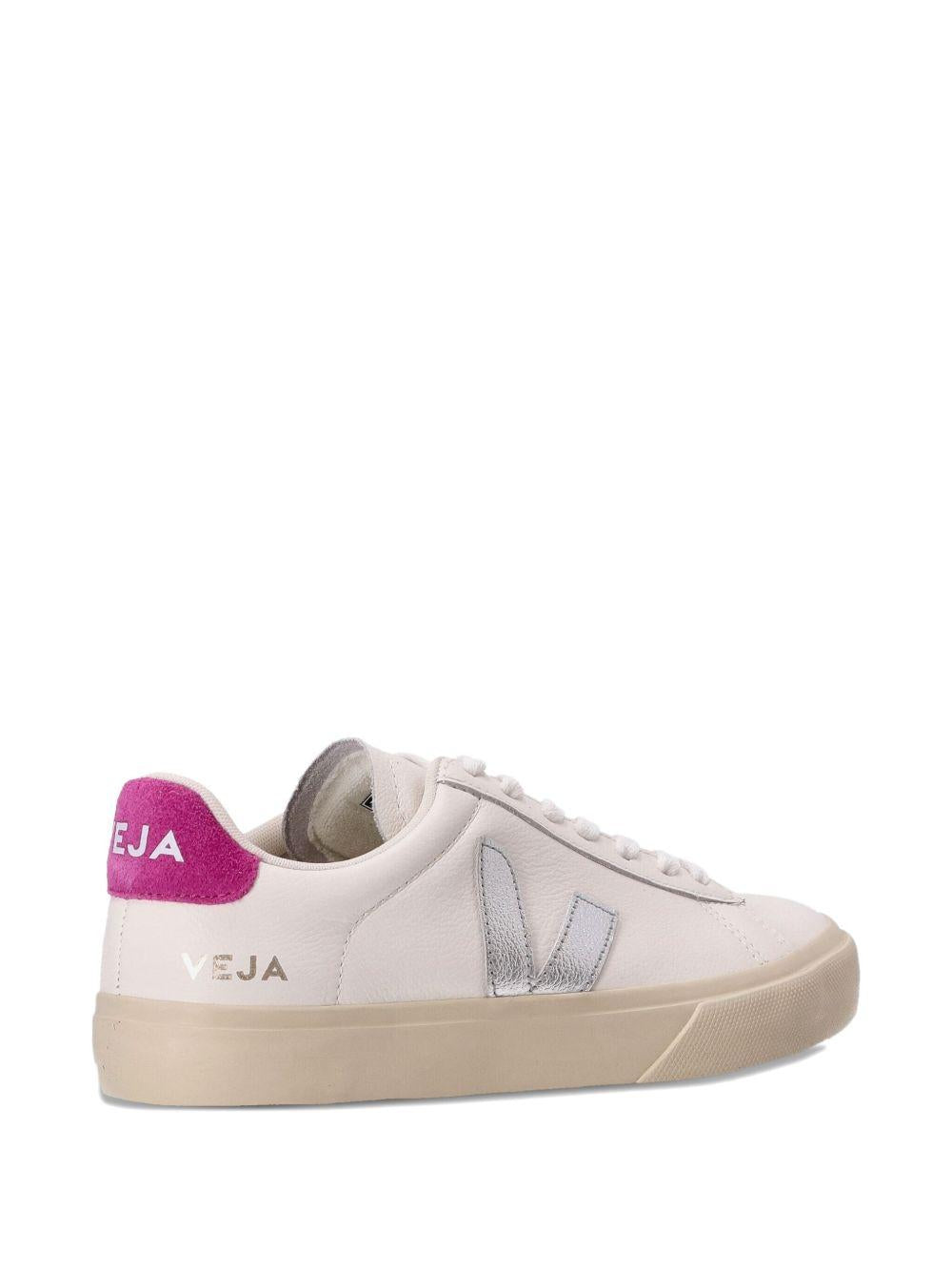 Sneakers con logo a contrasto CP0520788 WHITESILVERULTRAVIOLET VEJA
