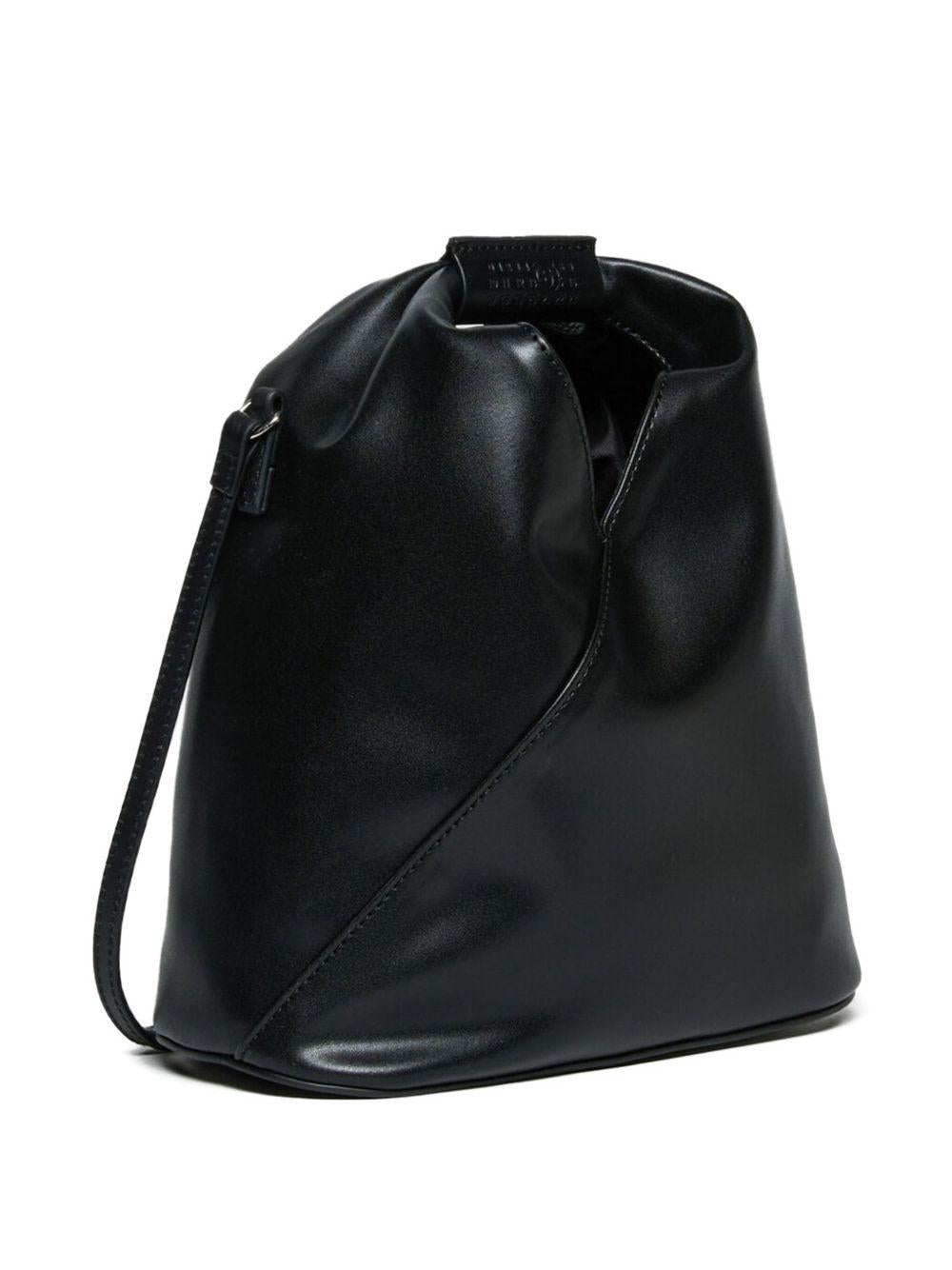 Borsa a tracolla nera Japanese con scomparto unico M60921P4313 T8013 MM6 MAISON MARGIELA KIDS