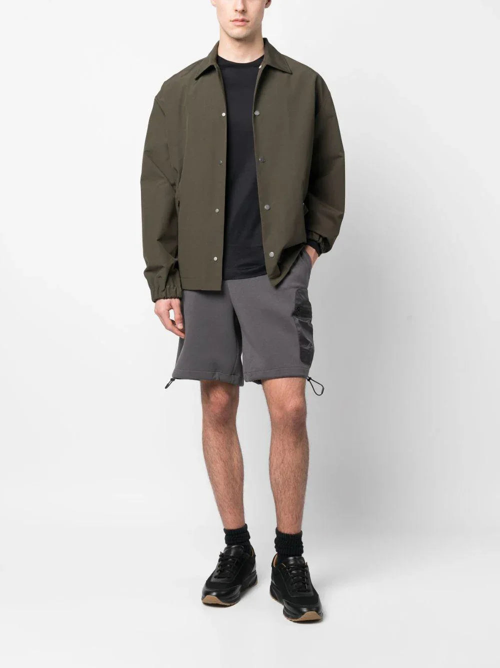 Maglione blu mezzanotte con logo allorlo - Preludio Moda