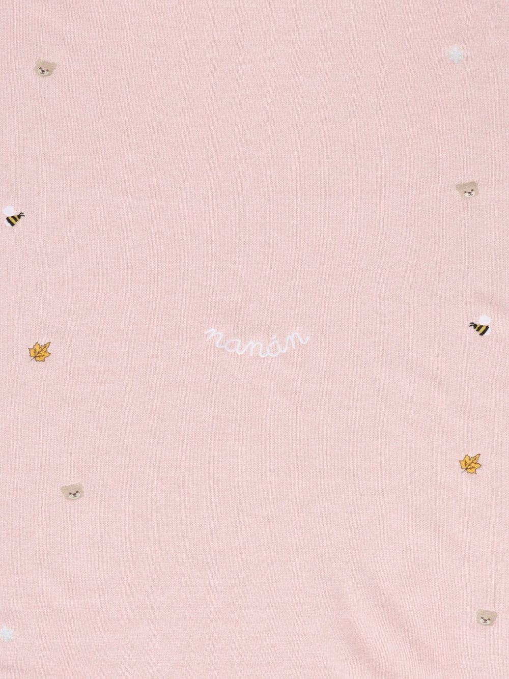Coperta Rosa per Bambini con Ricami I25012 ROSA NANAN KIDS