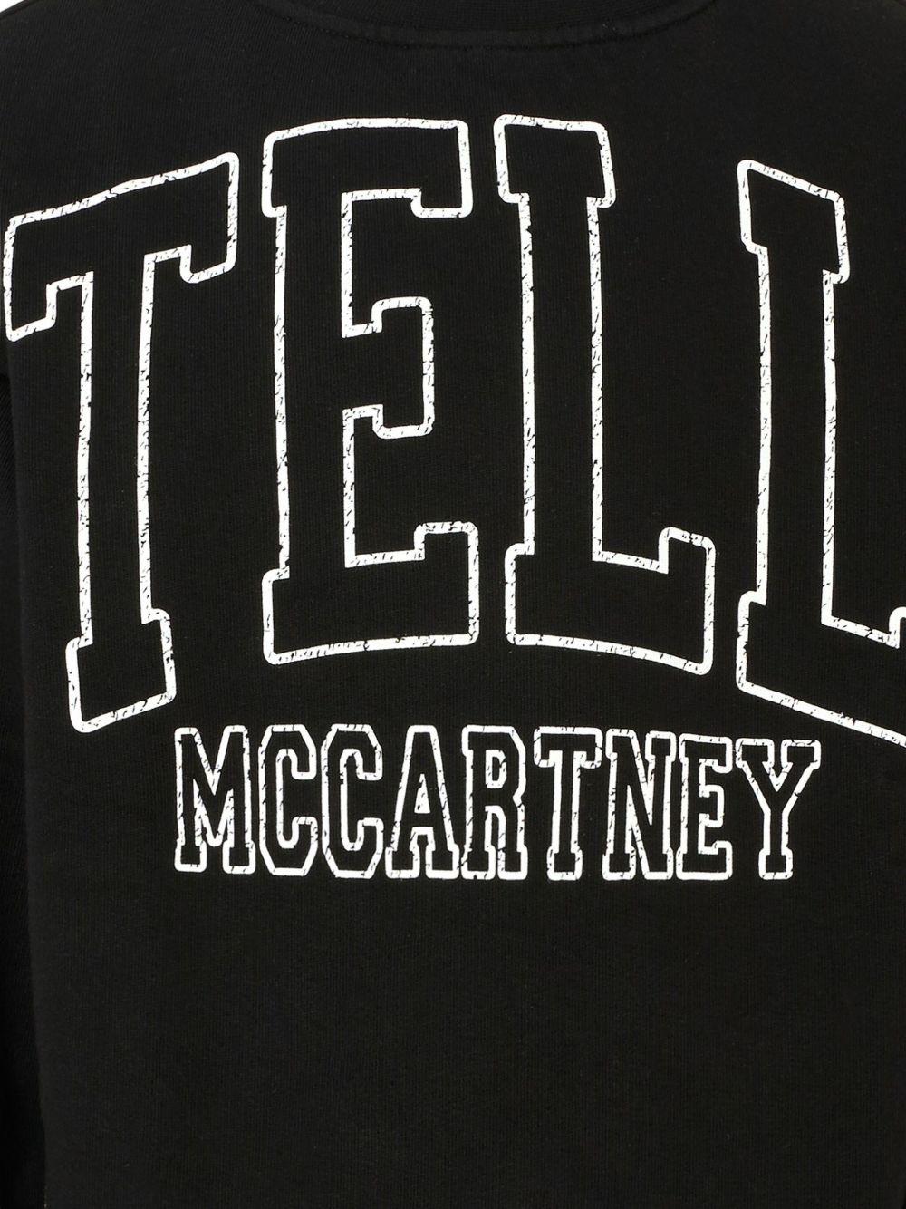 Felpa Nera per Bambini con Logo TX4C10Z0453 961 STELLA MCCARTNEY KIDS