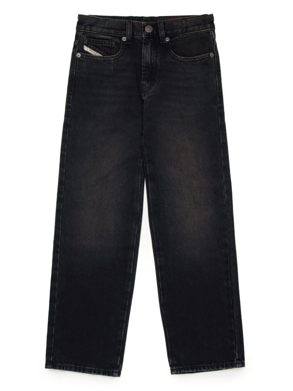 Jeans nero gambe larghe - Preludio Moda