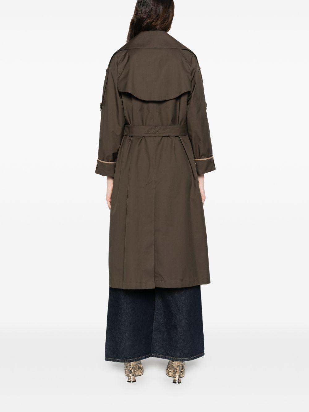 Trench in cotone con cintura 2619021014600 003 MAX MARA THE CUBE