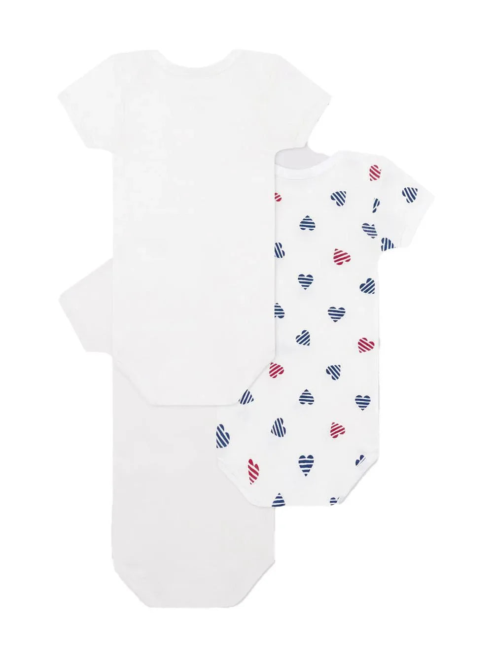 Set body bianco con cuori (3pz) - Preludio Moda