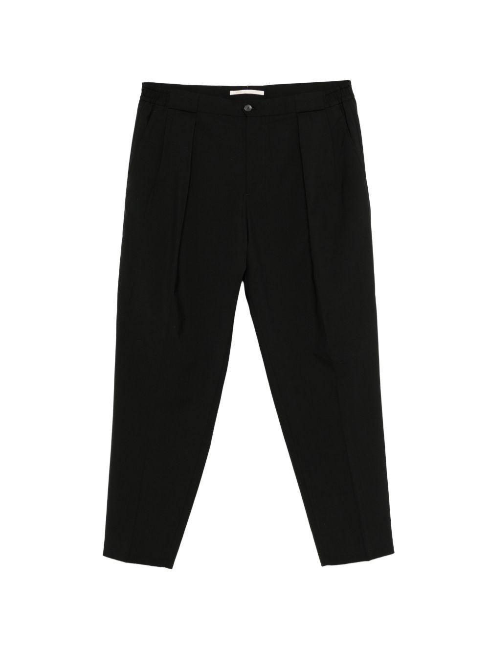 Pantaloni in lana vergine con pieghe PORTOBELLOS300082 00010 BRIGLIA