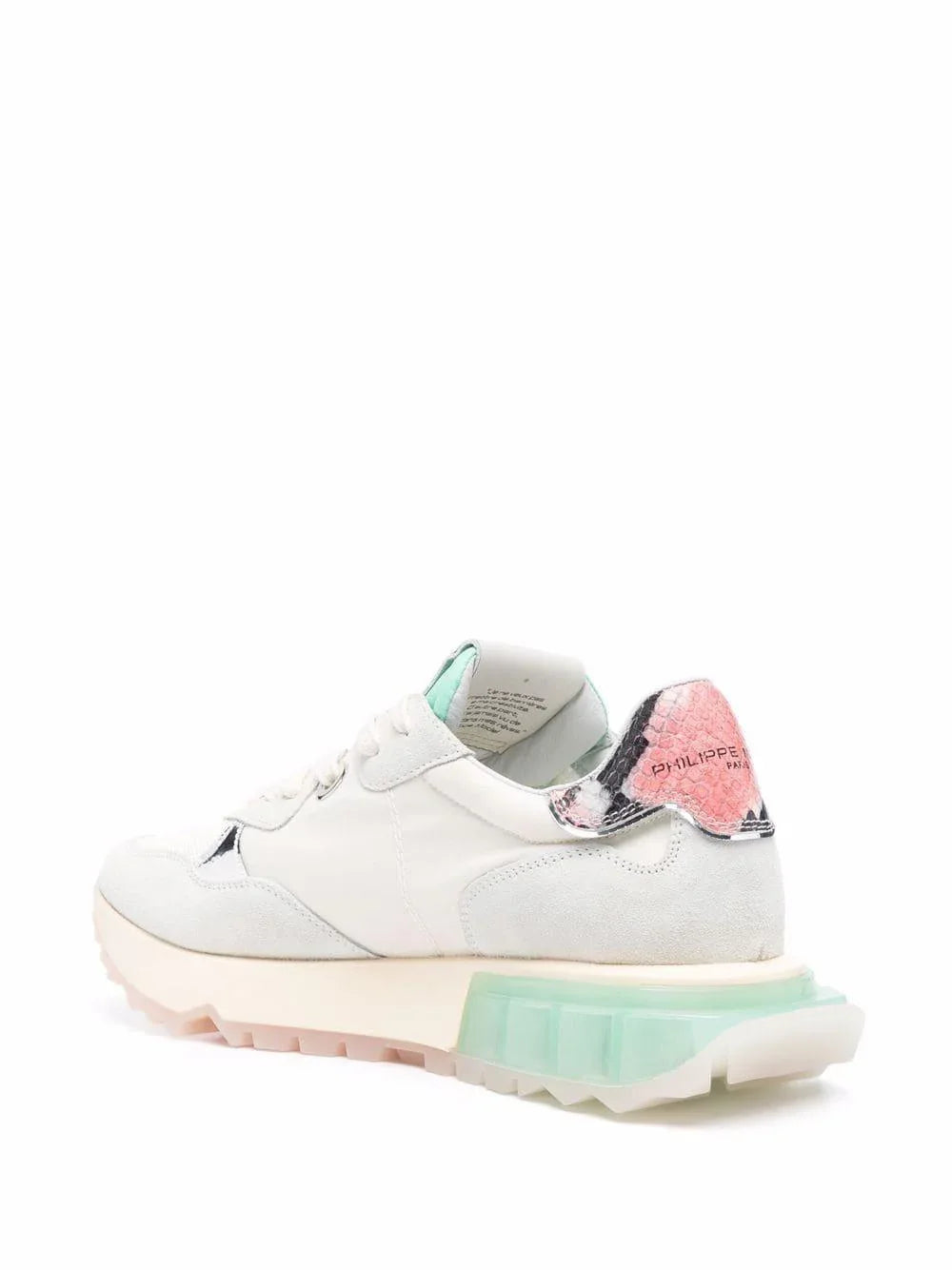 Sneakers La Rue Mondial neon bianche - Preludio Moda